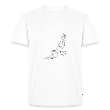 eagle - Men's Premium Organic T-Shirt - white - Front - Nico (187cm)