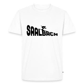 Séjour au ski Saalbach 2019 - T-shirt Premium bio Homme - blanc - Devant - Nico (187cm)