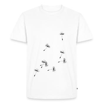 écrans de vol du pissenlit. cadeau - T-shirt Premium bio Homme - blanc - Devant - Nico (187cm)
