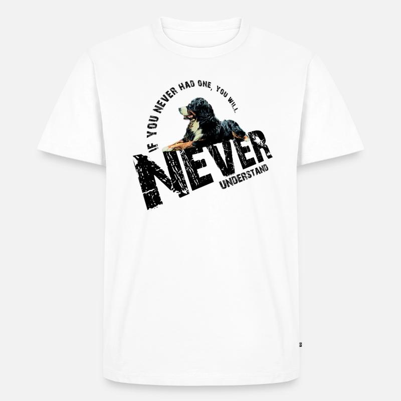 Berner Sennenhund - Männer Premium Bio T-Shirt - Weiß
