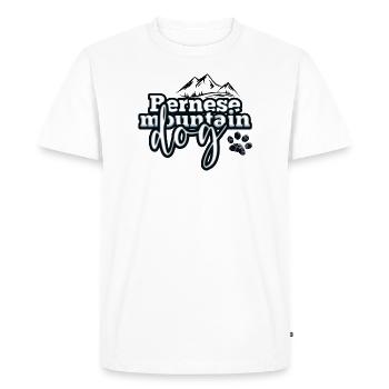 Bouvier bernois - T-shirt Premium bio Homme - blanc - Devant - Nico (187cm)