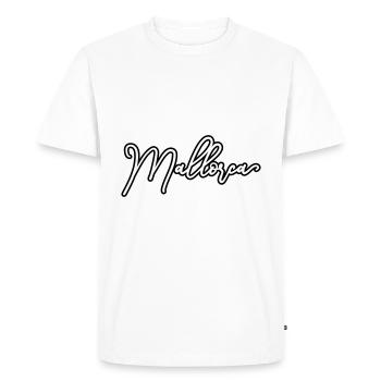 Mallorca Stylish - Men's Premium Organic T-Shirt - white - Front - Nico (187cm)