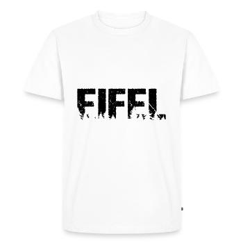 Eifel Forest Hiking - Men's Premium Organic T-Shirt - white - Front - Nico (187cm)