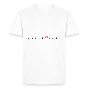 Malle 2024 Team Mallorca - Men's Premium Organic T-Shirt - white - Front - Nico (187cm)
