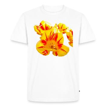 Flowers,Flower,Spring,Blossoms,Tulips - Men's Premium Organic T-Shirt - white - Front - Nico (187cm)