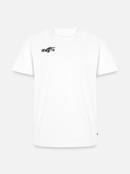 Minimalistischer Rc Buggy - Männer Premium Bio T-Shirt - Weiß