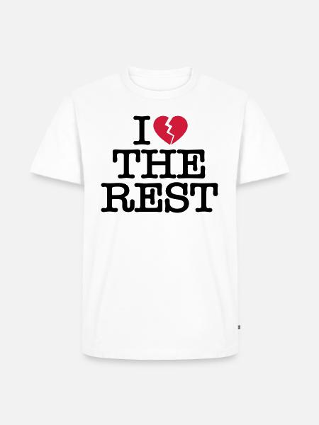 I hate the rest - Men's Premium Organic T-Shirt - white