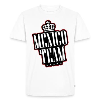 Mexico Team - Men's Premium Organic T-Shirt - white - Front - Nico (187cm)