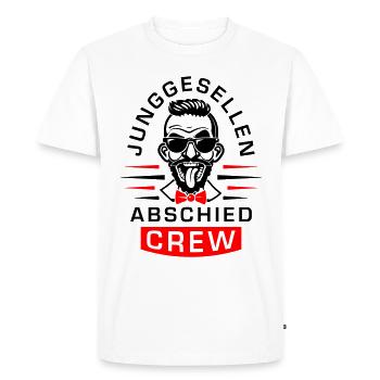 Bachelor Party Crew Bachelor Party - Men's Premium Organic T-Shirt - white - Front - Nico (187cm)
