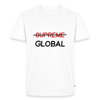 Global Elite | Cs Go | Gamer | Gaming | gift - Men's Premium Organic T-Shirt - white - Front - Nico (187cm)