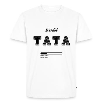 Future tata - T-shirt Premium bio Homme - blanc - Devant - Nico (187cm)