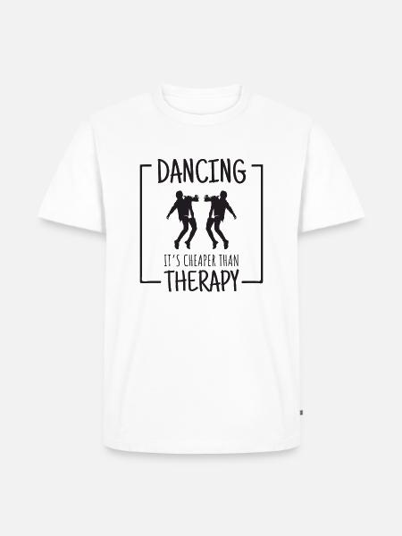 Dancer dancing gift - Men's Premium Organic T-Shirt - white