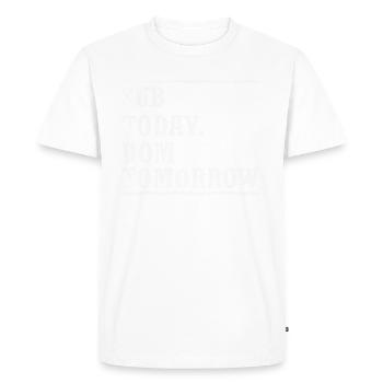 Sub aujourd'hui. Dom demain. - T-shirt Premium bio Homme - blanc - Devant - Nico (187cm)