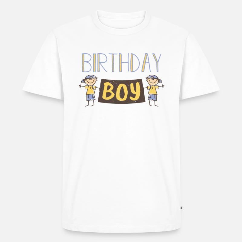Conception de garçon anniversaire - T-shirt Premium bio Homme - undefined