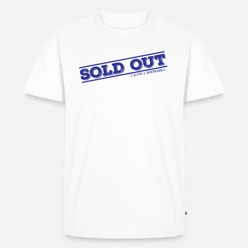 Couples Sold Out BF - Männer Premium Bio T-Shirt - Weiß