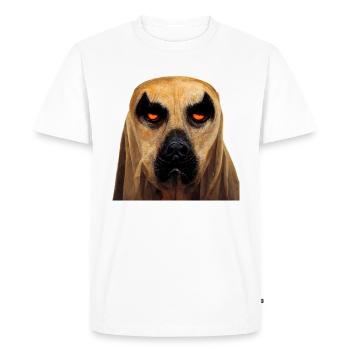 Halloween Black Mouth Cur - T-shirt Premium bio Homme - blanc - Devant - Nico (187cm)