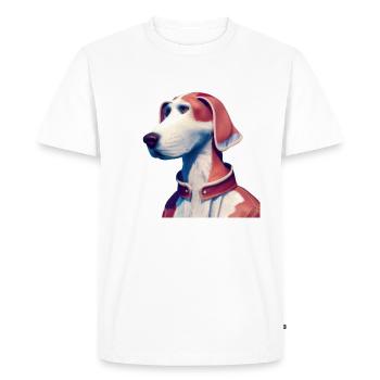 American Foxhound Dog - American Foxhound - T-shirt Premium bio Homme - blanc - Devant - Nico (187cm)