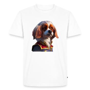 Cavalier King Charles Chien - Cavalier King Charles - T-shirt Premium bio Homme - blanc - Devant - Nico (187cm)