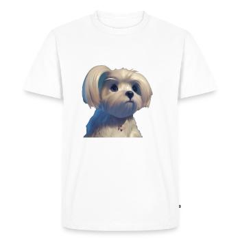 Malteser Hund - Malteser - Men's Premium Organic T-Shirt - white - Front - Nico (187cm)