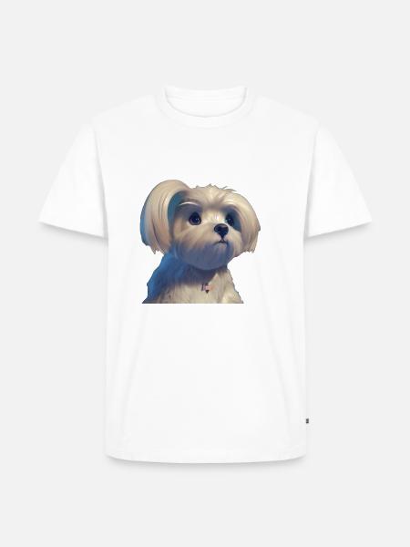Malteser Hund - Malteser - Men's Premium Organic T-Shirt - white