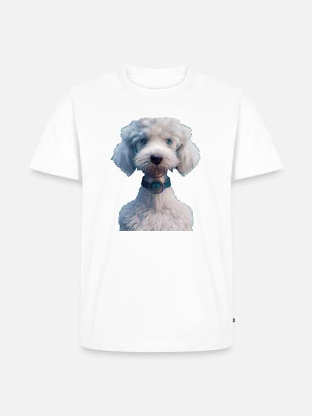 Bedlington Terrier Dog - Bedlington Terrier - Men's Premium Organic T-Shirt - white