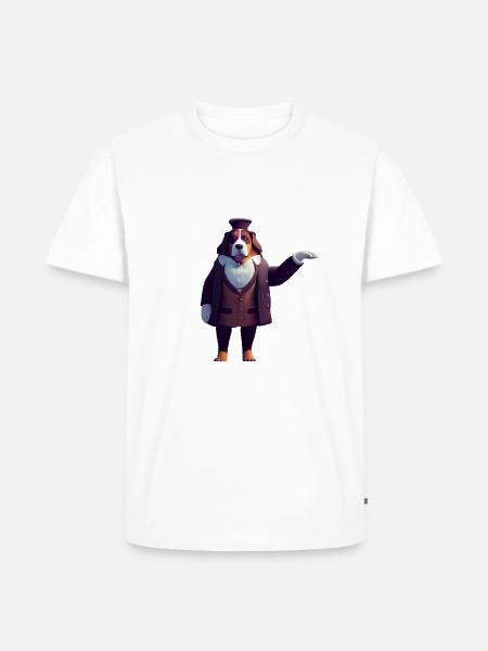 Bouvier Bernois - Bouvier Bernois - T-shirt Premium bio Homme - blanc