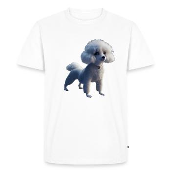 Poodle Dog - Poodle - Men's Premium Organic T-Shirt - white - Front - Nico (187cm)