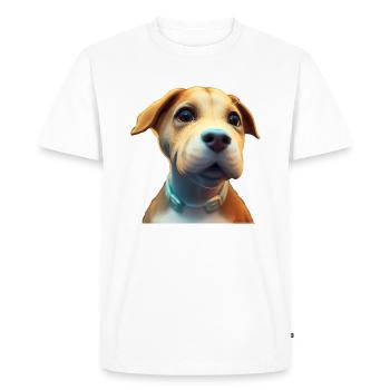 Carolina Dog - Men's Premium Organic T-Shirt - white - Front - Nico (187cm)