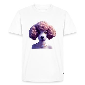 Poodle Dog - Poodle - Men's Premium Organic T-Shirt - white - Front - Nico (187cm)