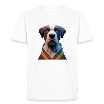 Great Swiss Mountain Dog - Men's Premium Organic T-Shirt - white - Front - Nico (187cm)