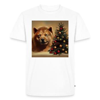 Noël Eurasier - T-shirt Premium bio Homme - blanc - Devant - Nico (187cm)