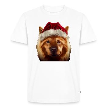 Noël Eurasier - T-shirt Premium bio Homme - blanc - Devant - Nico (187cm)