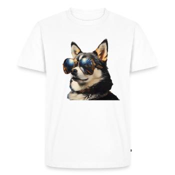 Alaskan Clover Kai Cool - Alaskan Clover Kai - Men's Premium Organic T-Shirt - white - Front - Nico (187cm)