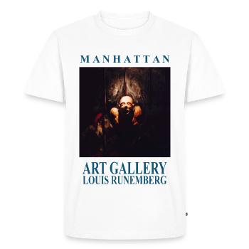 MANHATTAN ART GALLERY Louis RUNEMBERG © Adagp - Men's Premium Organic T-Shirt - white - Front - Nico (187cm)