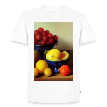 Fruit - T-shirt Premium bio Homme - blanc - Devant - Nico (187cm)