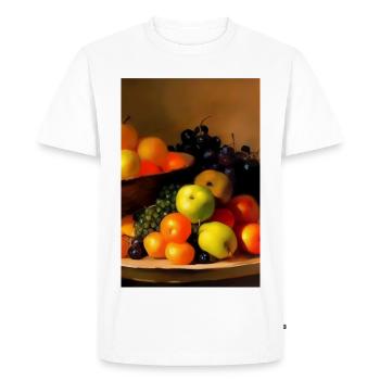 Fruit - T-shirt Premium bio Homme - blanc - Devant - Nico (187cm)