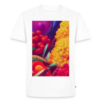 Fruit - T-shirt Premium bio Homme - blanc - Devant - Nico (187cm)