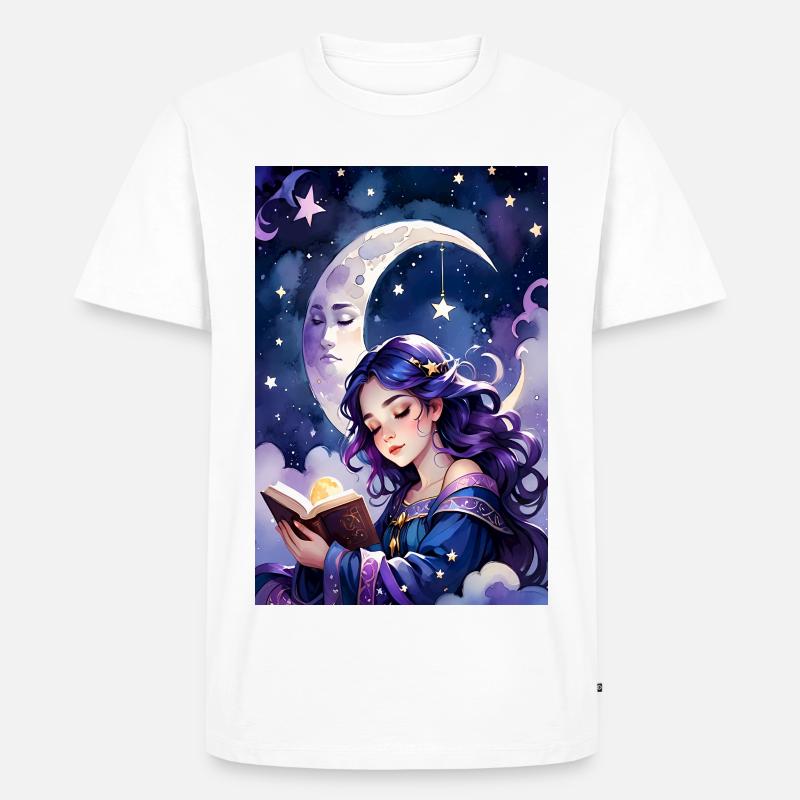 Lesen und Einschlafen - Männer Premium Bio T-Shirt - Weiß