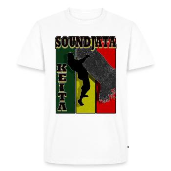 Soundjata Keïta - T-shirt Premium bio Homme - blanc - Devant - Nico (187cm)