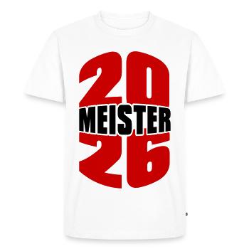 Champion 2026 Championship - T-shirt Premium bio Homme - blanc - Devant - Nico (187cm)