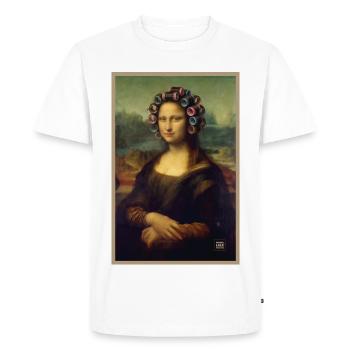Curlers de la Joconde - T-shirt Premium bio Homme - blanc - Devant - Nico (187cm)