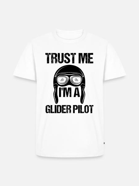 Glider glider glider gift - Men's Premium Organic T-Shirt - white