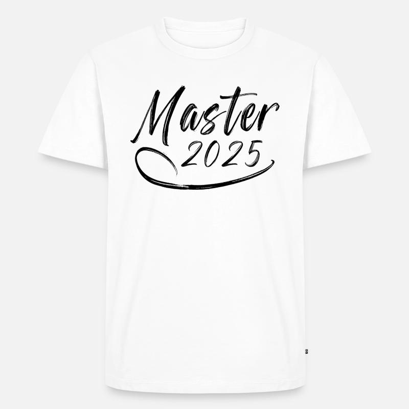 Master 2025 - Männer Premium Bio T-Shirt - Weiß