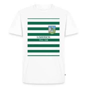 Limerick GAA - T-shirt Premium bio Homme - blanc - Devant - Nico (187cm)