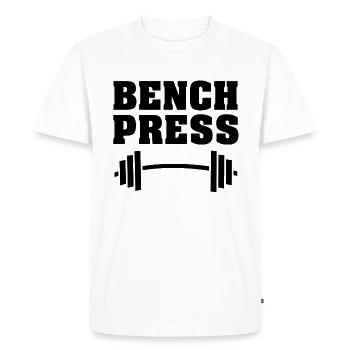COUCHÉ - T-shirt Premium bio Homme - blanc - Devant - Nico (187cm)