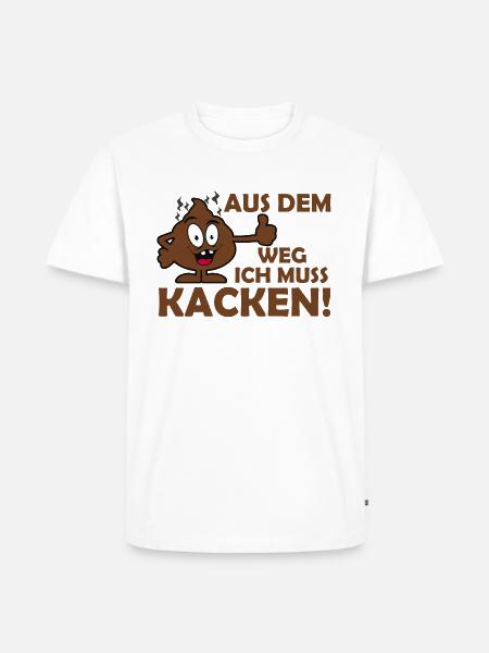 Witziger Spruch - Männer Premium Bio T-Shirt - Weiß