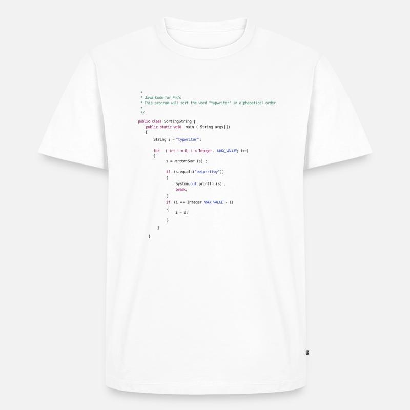 Programmierer - Männer Premium Bio T-Shirt - Weiß