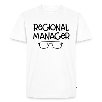 Regional Manager Daddy and Baby Matching - Men's Premium Organic T-Shirt - white - Front - Nico (187cm)