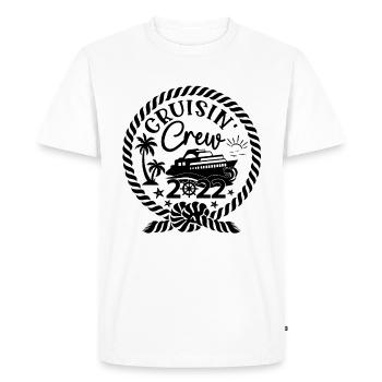 Cruisin Crew 2022 Family Matching - Men's Premium Organic T-Shirt - white - Front - Nico (187cm)