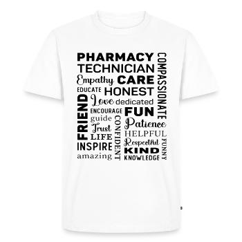 Pharmacy Technician Tech Medicine Pharmacist - Men's Premium Organic T-Shirt - white - Front - Nico (187cm)